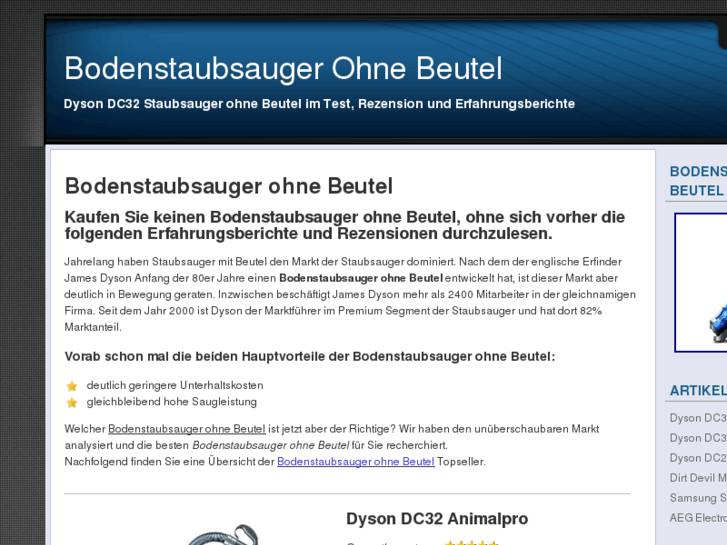 www.bodenstaubsaugerohnebeutel.de