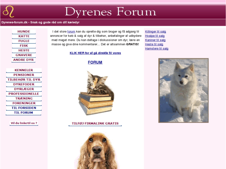 www.dyrenes-forum.dk