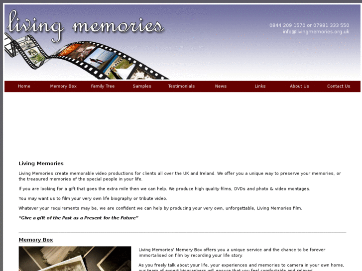 www.livingmemories.org.uk