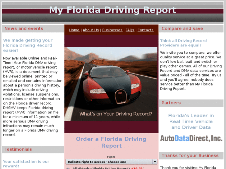 www.myfloridadrivingreport.com