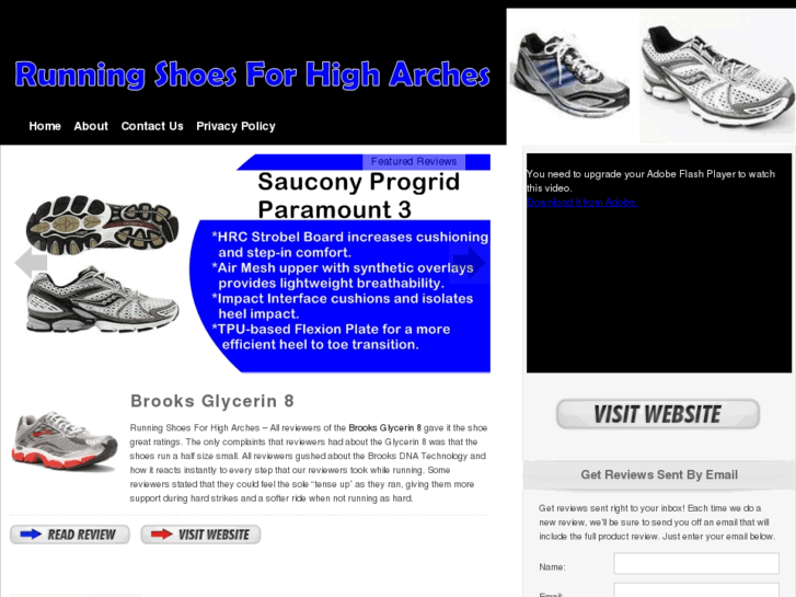 www.runningshoesforhigharches.com