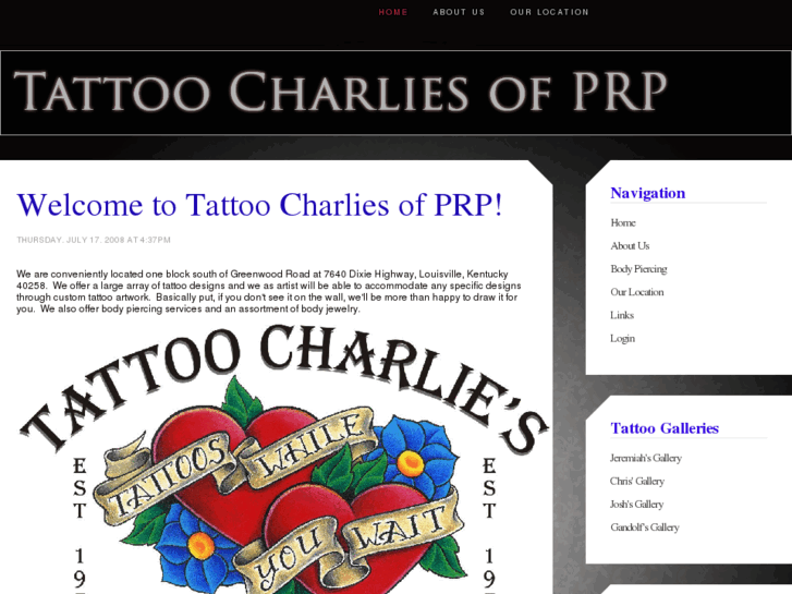 www.tattoocharliesprp.com