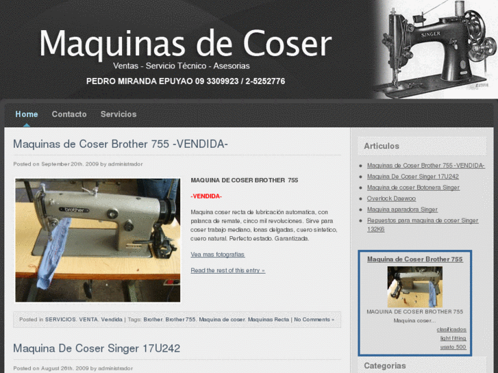 www.maquinasdecoser.cl