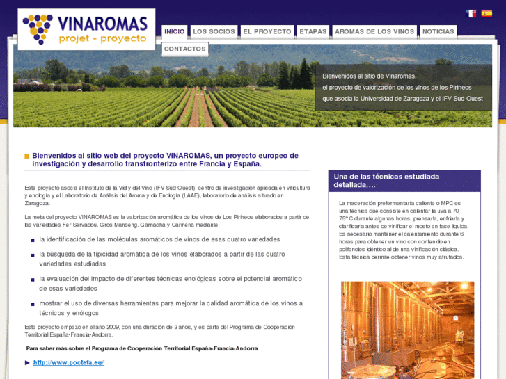 www.proyecto-vinaromas.es