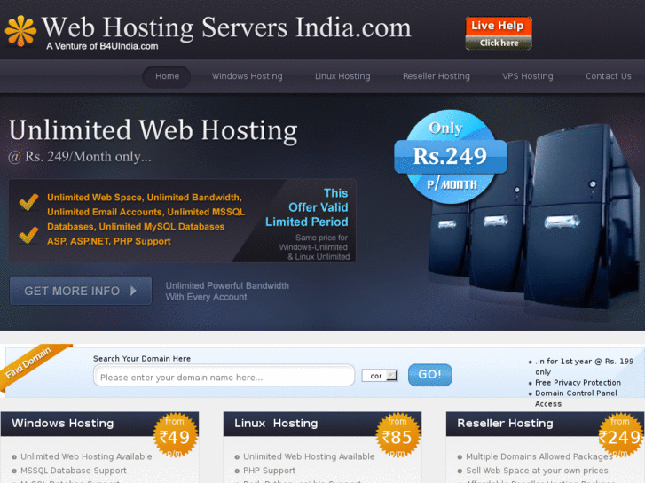 www.webhostingserversindia.com