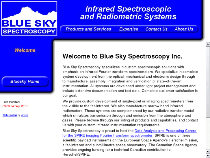 www.blueskyspectroscopy.com