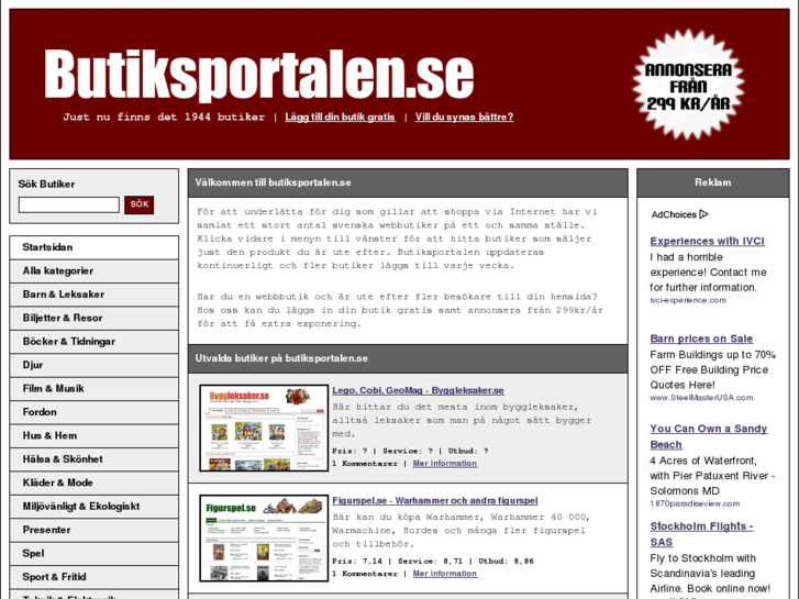 www.butiksportalen.se