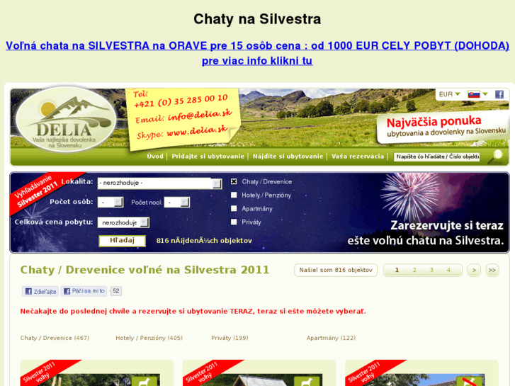 www.chatysilvester.sk