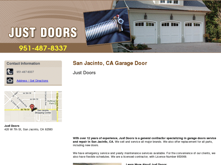 www.justdoorsrepair.com