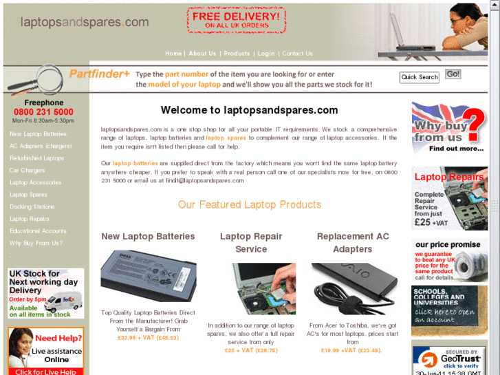 www.laptopandspares.co.uk