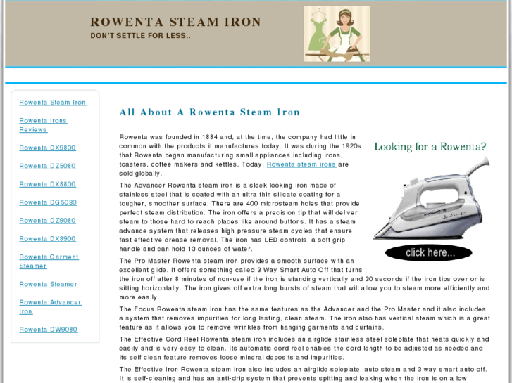 www.rowenta-steam-iron.com