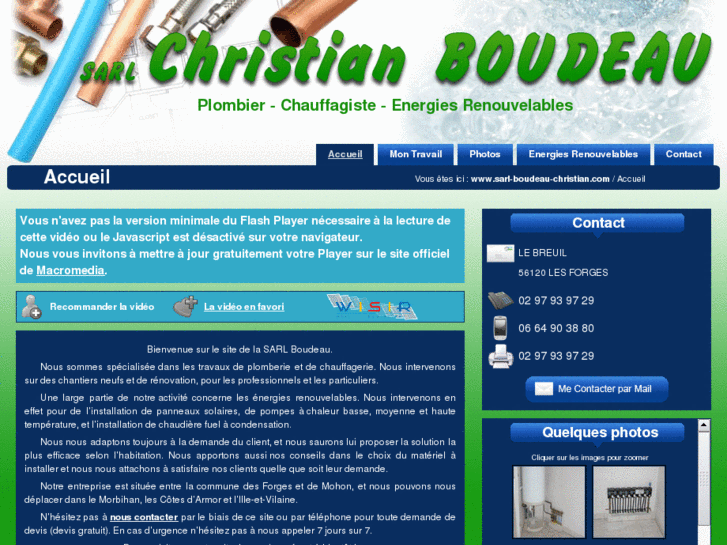 www.sarl-boudeau-christian.com