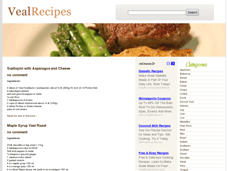 www.vealrecipes.net