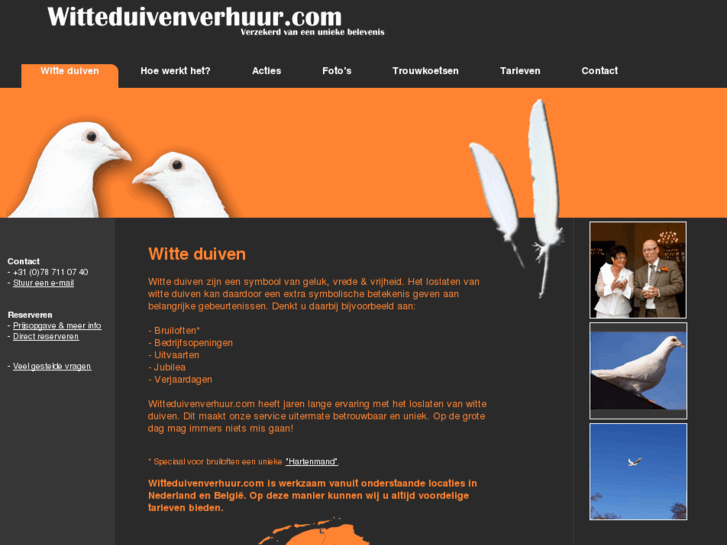 www.witteduivenverhuur.com