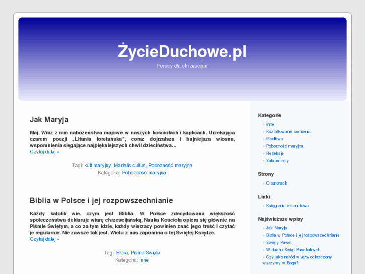 www.zycieduchowe.pl