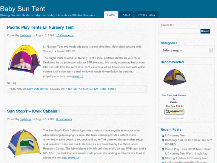 www.baby-sun-tent.com