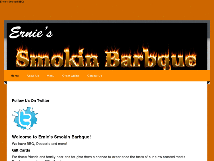 www.erniessmokinbbq.com