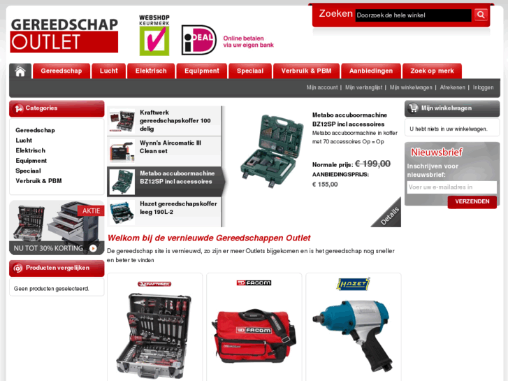 www.gereedschappen-outlet.nl