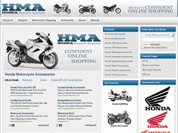 www.hondamotorcycleaccessories.com