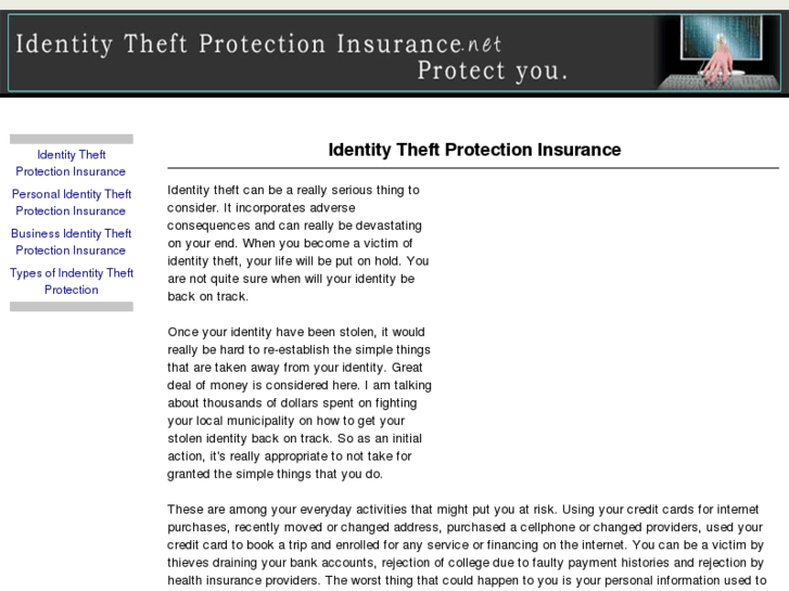 www.identitytheftprotectioninsurance.net