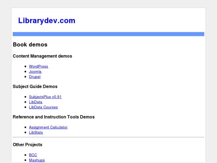 www.librarydev.com