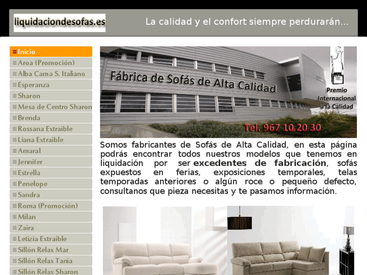 www.liquidaciondesofas.es