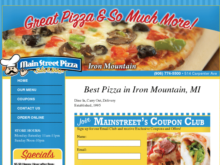 www.mainstreetpizzaironmountain.com