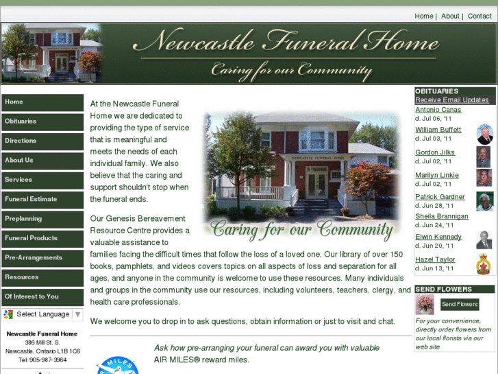 www.newcastlefuneralhome.com