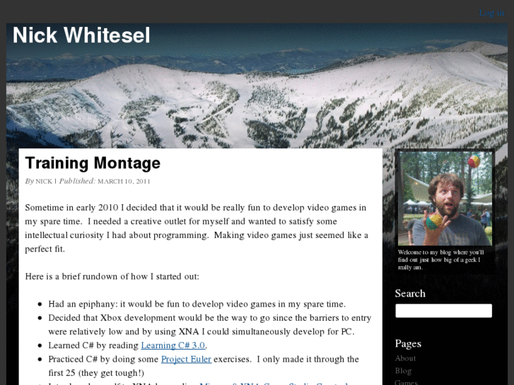 www.nickwhitesel.com