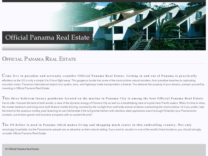 www.officialpanamarealestate.com