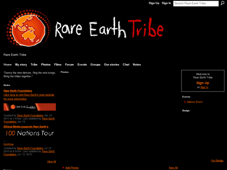 www.rareearthtribe.org