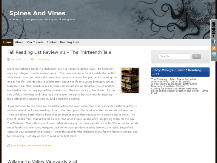 www.spinesandvines.com