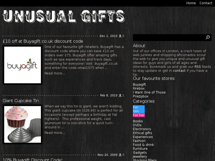 www.unusualgifts.org.uk