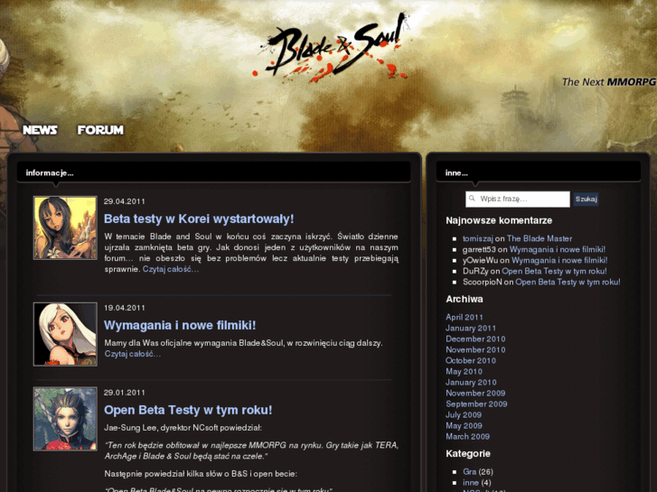 www.bladeandsoul.com.pl