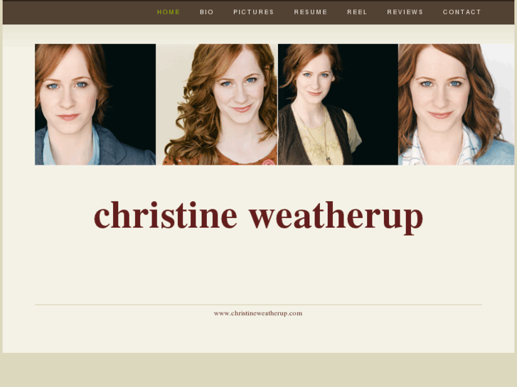 www.christineweatherup.com