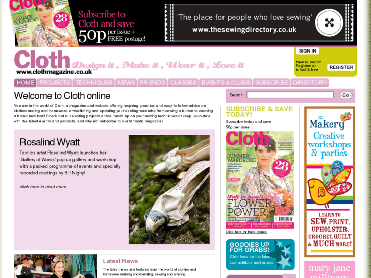 www.clothmagazine.co.uk