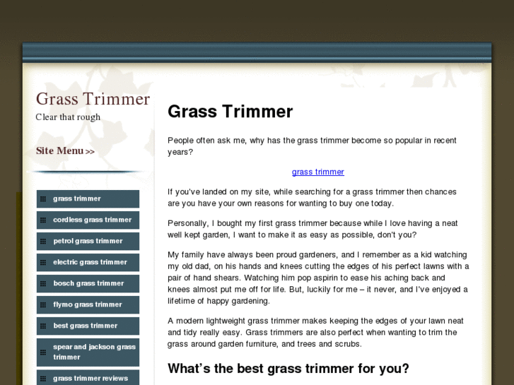 www.grasstrimmer.org.uk