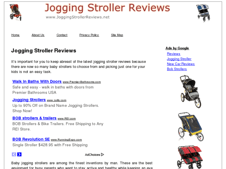 www.joggingstrollerreviews.net