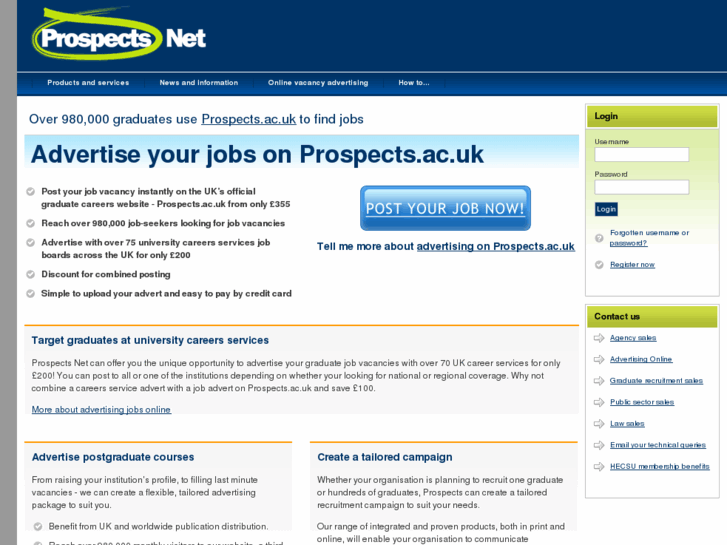 www.prospectsnet.co.uk