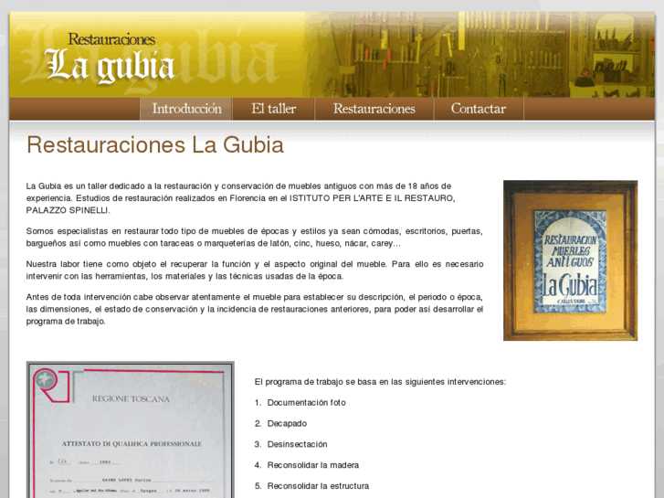 www.restauracioneslagubia.es