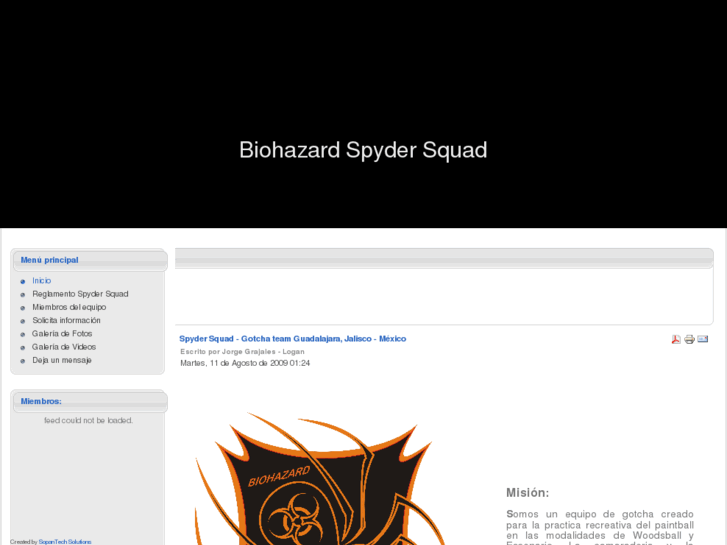 www.biohazardspydersquad.com