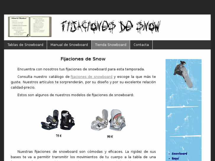 www.fijacionesdesnow.es