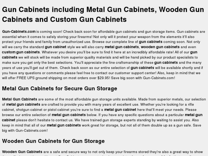 www.gun-cabinets.com