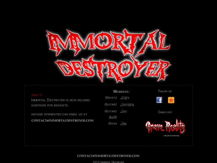 www.immortaldestroyer.com