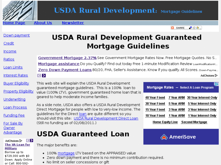 www.rural-development-mortgage-guidelines.com