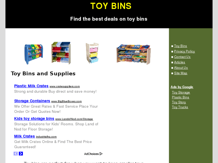 www.toybins.org