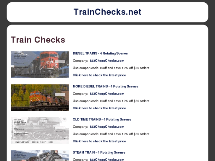 www.trainchecks.net