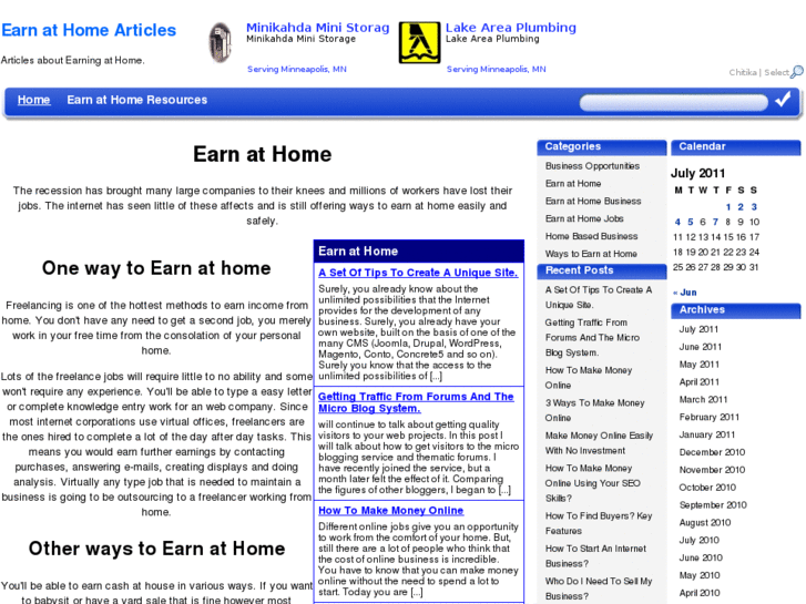 www.earnathomearticles.com