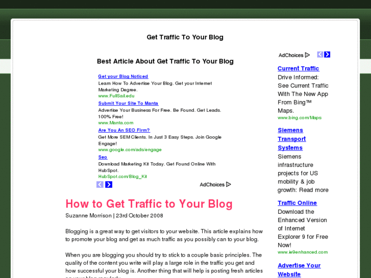 www.gettraffictoyourblog.net