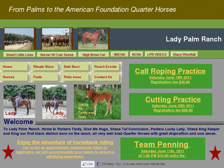 www.ladypalmranch.com